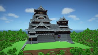 【Minecraft】 熊本城の作り方 Part1