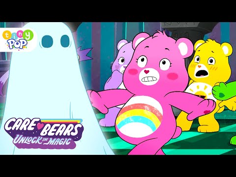 👻 Care Bears meet a Ghost?! 👻 NEW Care Bears Halloween Special 🎃 | Cartoons for Kids | Tiny Pop