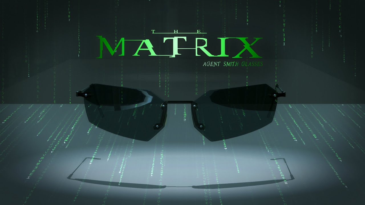 The Matrix Sunglasses - Agent Smith 3D Model