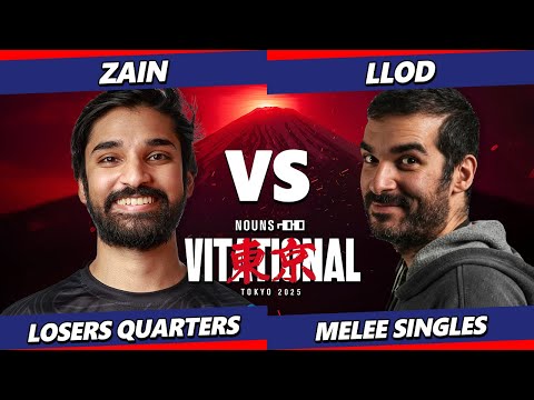 Nounsvitational 2025 TOP 8 - Llod (Peach) Vs. Zain (Marth) Smash Melee - SSBM
