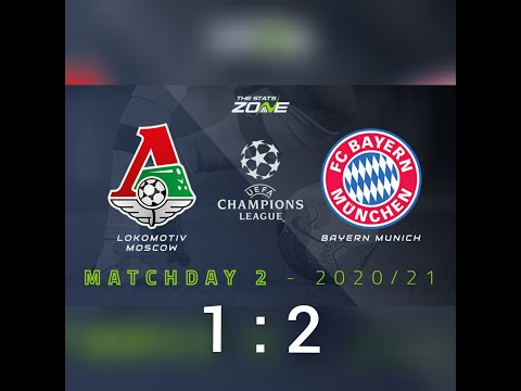 LOKOMOTIV MOSCOW VS BAYERN MUNCHEN all goals 1 : 2