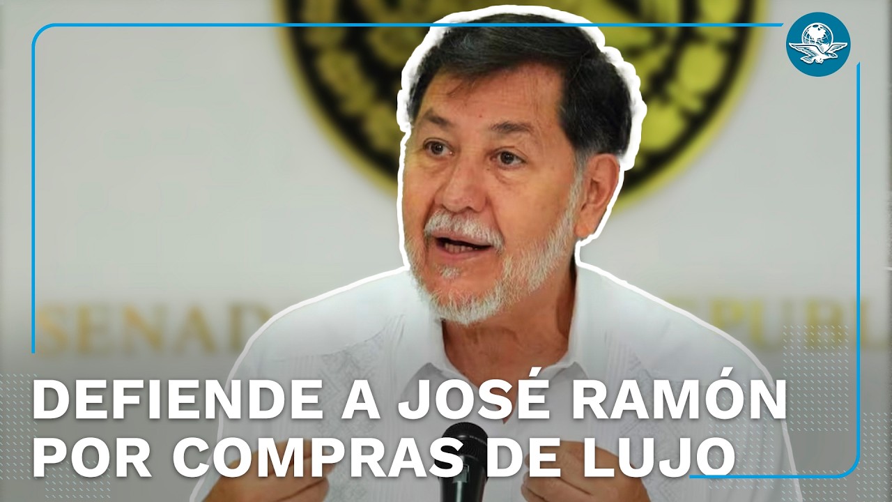 Noroña defiende a José Ramón López Beltrán, hijo de AMLO; “no tiene que rendir cuentas a nadie”
