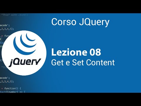 JQUERY Tutorial Italian 08 - Reading and writing dynamic content with Jquery