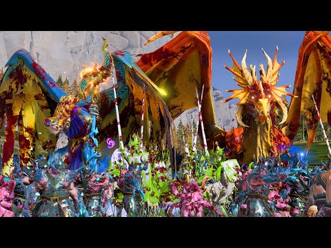 HIGH ELVES Vs TZEENTCH