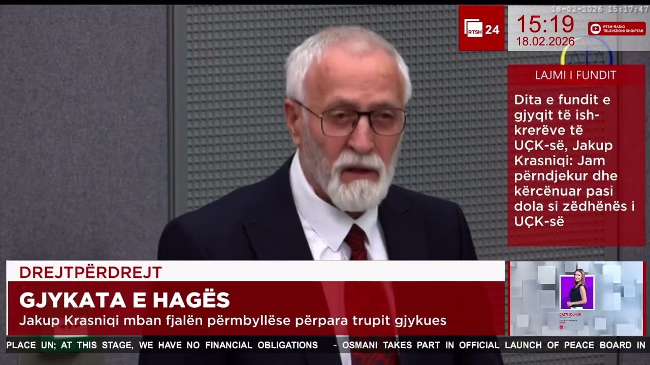 Dita e fundit e deklaratave përmbyllëse në Hagë, Krasniqi: Qëndroj para jush jo si kriminel, por si njeri i kalitur në luftën për dinjitet njerëzor