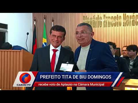 Prefeito Tita destaca avanços em Caturité, parabeniza novos homenageados e reafirma parcerias
