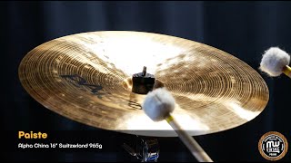 Video thumbnail for MW-Vintage.pl -  Paiste Alpha China 16” Switzerland 965g 4K by MW-Vintage