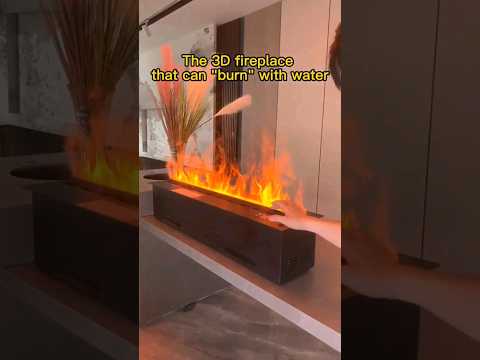 🌟 PRODUCT LINK IN COMMENTS 🌟 Long LED Fireplace Humidifier Diffuser Steam Lamp #decor #luxury