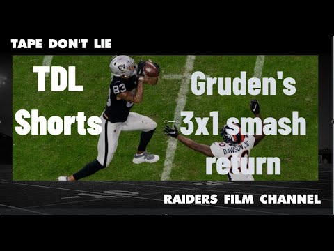Tape Dont Lie-Short Breakdown-Gruden's 3x1 Smash Return