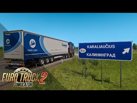 ЕДЕМ СМОТРЕТЬ РОССИЮ В ETS 2 Public Beta 1.33! DLC Beyond the Baltic Sea