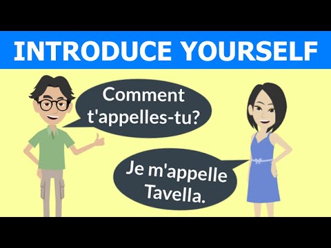 Introduce yourself in French dialogue and conversation | Introduce Yourself in French
