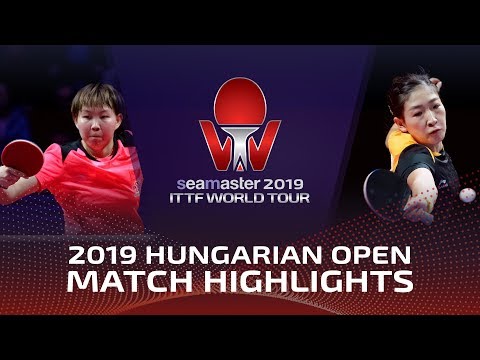 Zhu Yuling vs Liu Shiwen | 2019 ITTF World Tour Hungarian Open Highlights (1/2)