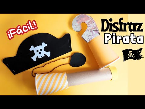 Sombrero y accesorios de Pirata | DIY Disfraz de Pirata