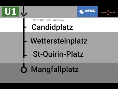 Ansage Bis Mangfallplatz Linie U1 MVG München