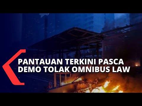 25 Halte TransJakarta Rusak, Berikut Pantauan Terkini Pasca Demo Tolak Omnibus Law