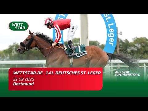 WETTSTAR de - 141.  Deutsches St.  Leger / Sieger:  Caballo De Mar inkl.  Siegerinterview