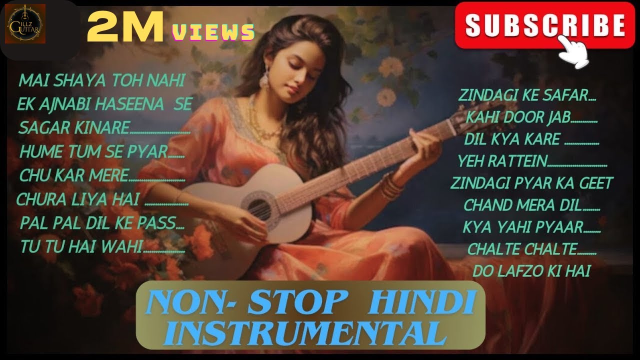 Nonstop Hindi instrumental #oldisgoldsongs   #music #bollywood #hindi #oldsong #oldhindisongs