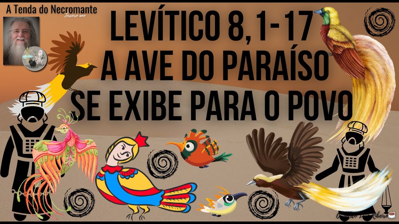 2746.Levítico 8,1-17. Os sacerdotes do paraíso se exibem para um povo hipnotizado: vamos matar bicho