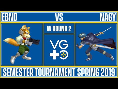 UD Semester Tournament Spring 2019 - Singles - Winners Round 2 - EBND (Fox) vs. Nagy (Marth)