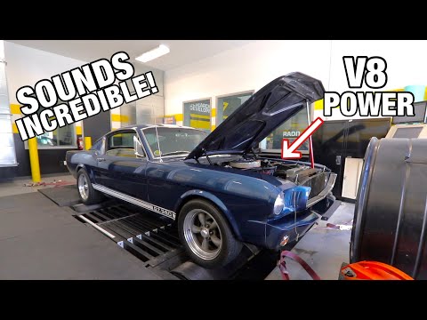 351 Swapped 65' Mustang Hits the DYNO! (How Much Power does it make?)