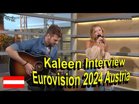 Eurovision Song Contest 2024 Austria Kaleen Interview We Will Rave English subtitles