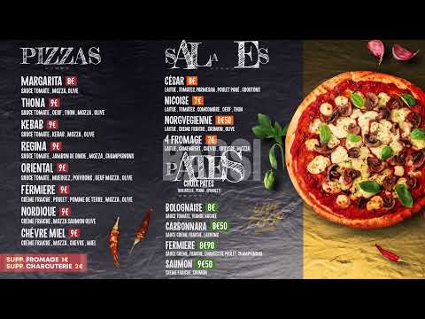 Menu board digital Fast food et restauration rapide - BADSI