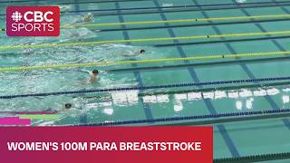 CANADIAN PARA RECORD in women's 100m para breaststroke final | 2026 Speedo Canadian Open |#CBCSports