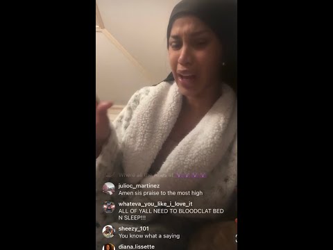 Cardi B Gets Emotional On Instagram Live - Talks Feeling Alone! April 2, 2024