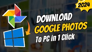 How to Download All Google PHOTOS & VIDEOS to Computer at ONCE (Easy) 2024