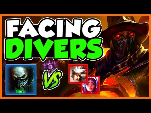 Facing divers in high elo! [Urgot vs Camille & Irelia] - League of Legends