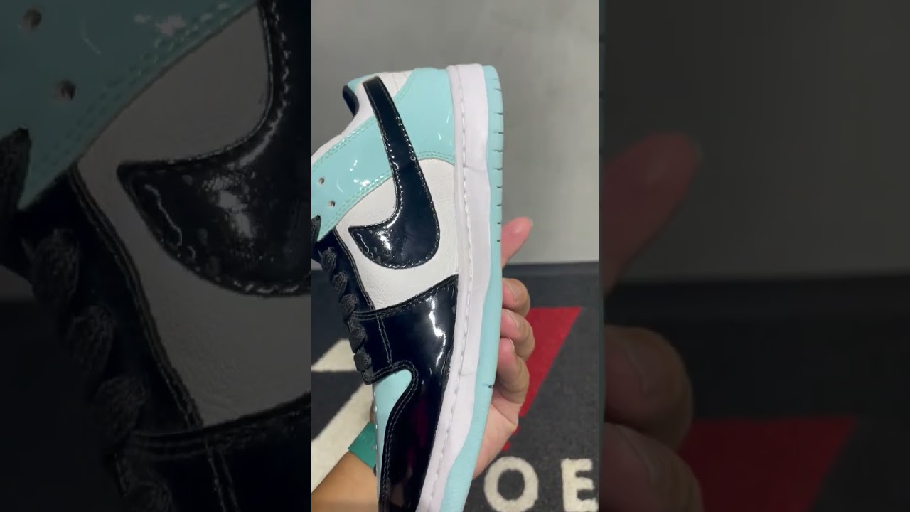 Nike Dunk Low Branco Preto Verde