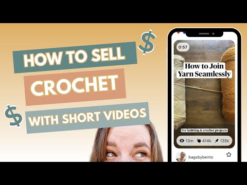 Steal my crochet business marketing strategy 😮 How to create short videos that grow your business