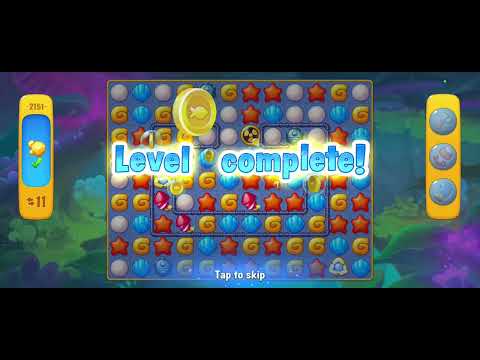 Fishdom gameplay level 2151