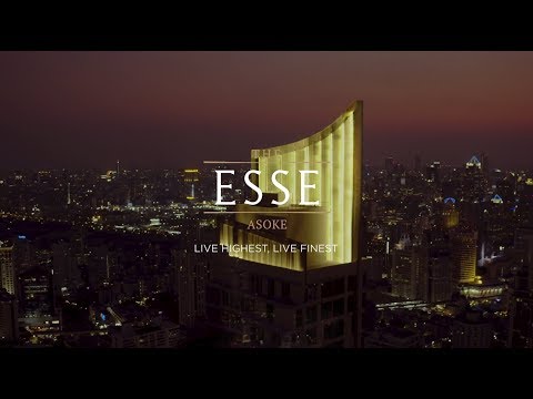 Esse Asoke | Newly Completed Luxury High-Rise Condo at Asoke, Sukhumvit 21 - 1 Bed Condo for Rent on the 20th Floor Corner Unit with Open Views