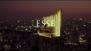Esse Asoke | Newly Completed Luxury High-Rise Condo at Asoke, Sukhumvit 21 - 1 Bed Condo for Rent on the 20th Floor Corner Unit with Open Views