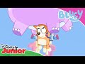 Falling Hippo Bluey Disney Junior Africa