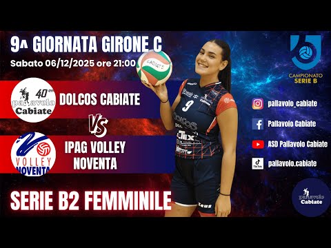 Dolcos Cabiate - Ipag Volley Noventa (9^ giornata girone C Serie B2 femminile)