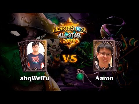 [RU] Aaron vs ahqWeiFu | Hearthstone ALLSTAR 2016 | Group B