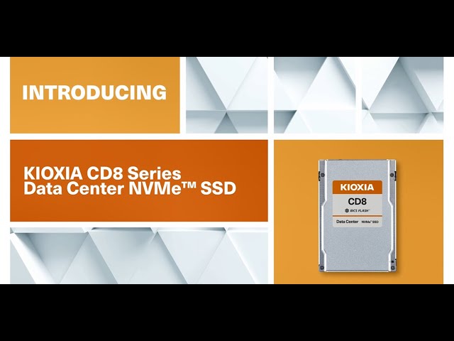 Disco Duro Kioxia CD8-R 960GB SSD U.2 PCIe 4.0 7200MB/s Enterprise video