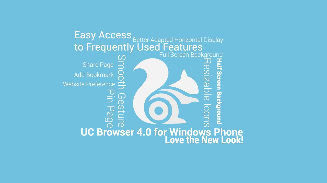 UC Browser 4.0 for Windows Phone! Love the new look! - YouTube