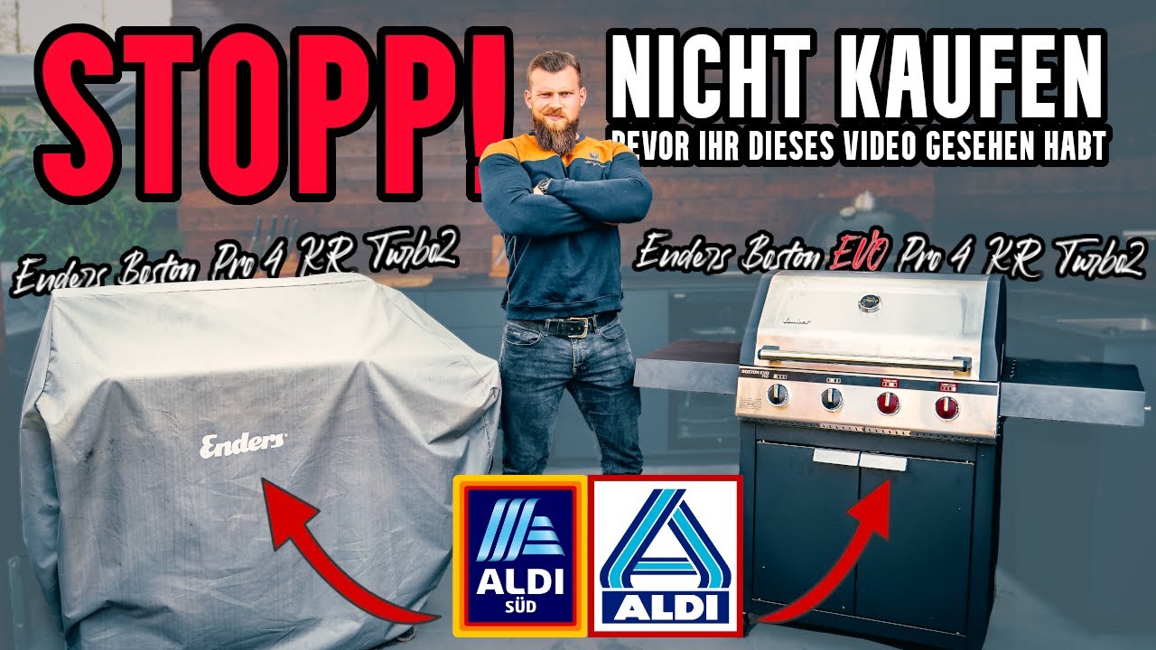Die neuen ALDI GASGRILLs 2022 im HÄRTETEST! Enders Boston EVO & Enders Boston Pro 4 KR Turbo ii