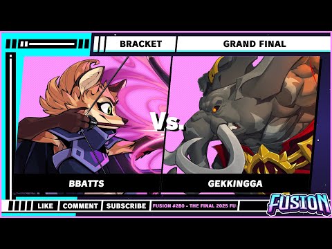 Fusion #280 - The Final 2025 Fusion - Bracket - Bbatts (Fleet) VS Gekkingga (Loxodont) - RoA2