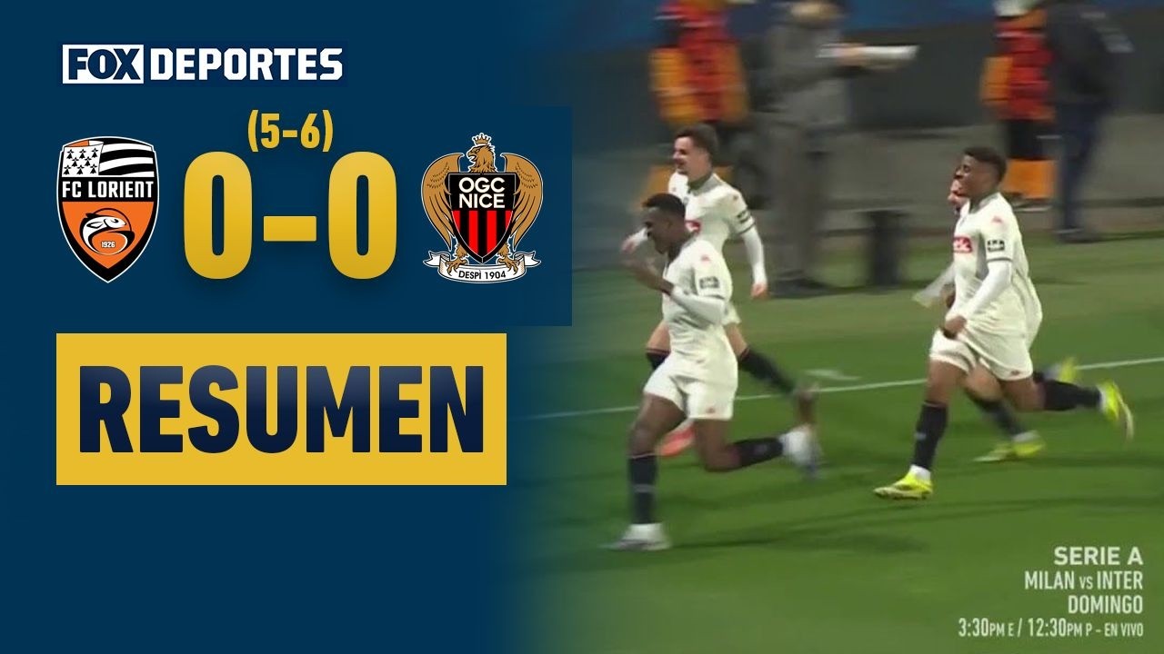 💪 ¡TRIUNFO EN PENALES! | Lorient (5) 0-0 (6) Nice | HIGHLIGHTS | Cuartos de final | Copa de Francia