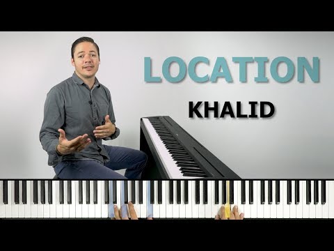 How to play 'Location' by Khalid on the piano -- Playground Sessions