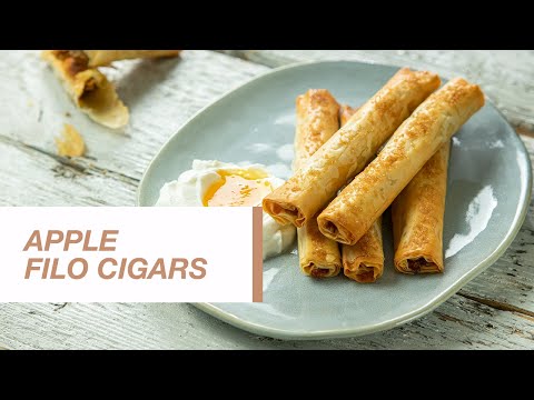 Apple Filo Cigars | Food Channel L Recipes
