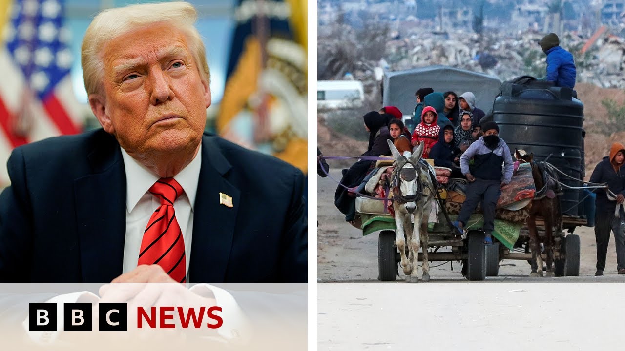 Trump says Gaza ceasefire should be cancelled unless all Israeli hostages freed | BBC News