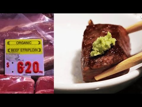 Rare Motobu Wagyu Beef Teppanyaki in Okinawa, Japan