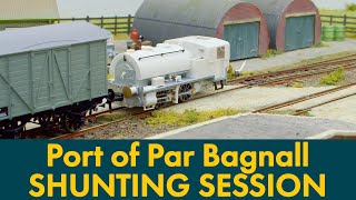 Shunting Session - Port of Par Bagnall 0-4-0ST