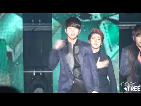 111207 Changwon 창원 K Pop Festival Rehearsal Be Mine Woohyun