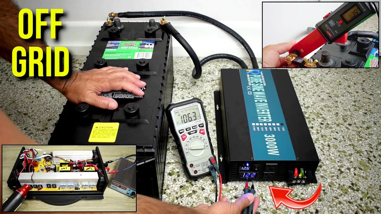 Watch video Reliable Brand(WZRELB) 3000W/6000W Surge OFF-GRID Power Inverter Tests! Now Reliable Brand(WZRELB) 3000W/6000W Surge OFF-GRID Power Inverter Tests!